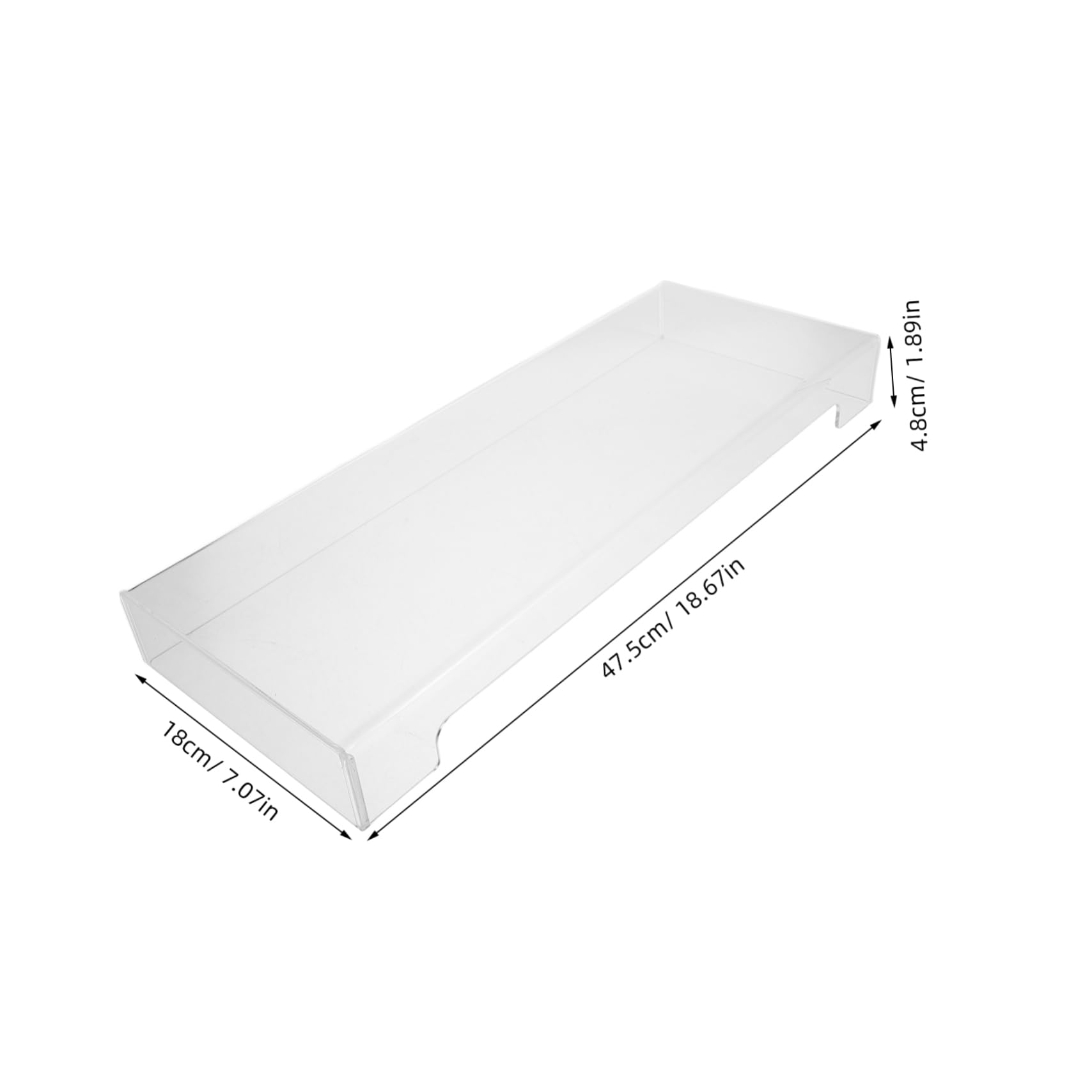 Transparente Tastaturgehäuseabdeckung aus Acryl für Schulen und Büros