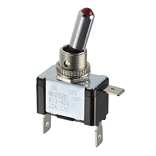 スイッチ ライト switch 20台 Gardner Bender 20-amp Rocker Light Switch, Black GSW-45 at