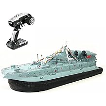 1/110 RC Boat Zubr-Class Remote Control Boat Simulation Model Crafts, Military Ship Amphibious with Gyroscope,Blue