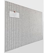 Slated Felt Bulletin Board Tiles | Cork Board Alternative for Walls | Wall Panels for Office & Ho...