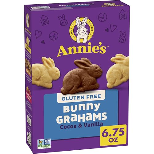 68¢ coupon - ★Annie's Gluten Free Cocoa and Vanilla Bunny Cookies, 6.75 oz