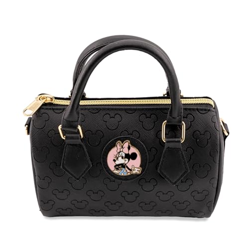 Disney Minnie Mouse Mini Purse Crossbody Handbag for Women | Leather Women's Shoulder Handbag Satchel with Embossed Print | Minnie Mouse Accessories for Girls, Boys, Adults, Unisex3