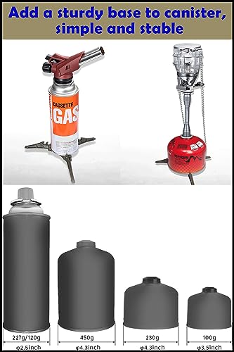 Image of NANGOGEAR Fuel Can Canister Stabilizer Holder Stand Foldable Lightweight for Backpacking Stove Camping Gas Stoves 11323