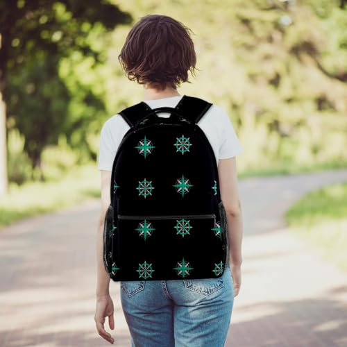 Sac de voyage décontracté multicolore avec grand compartiment de 40cm - 6