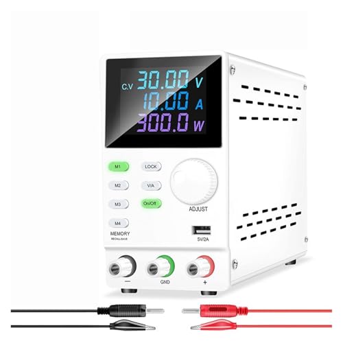 �v���O�����\�Ȉ��艻DC�d���ρARS-232/USB�|�[�g�X�g���[�W�f�[�^�d���d�����M�����[�^30V 10A 60V 120V�C���ADIY�d�q�p �����̕ی� ��G�� �C���p(SPPS3010D-232 White)