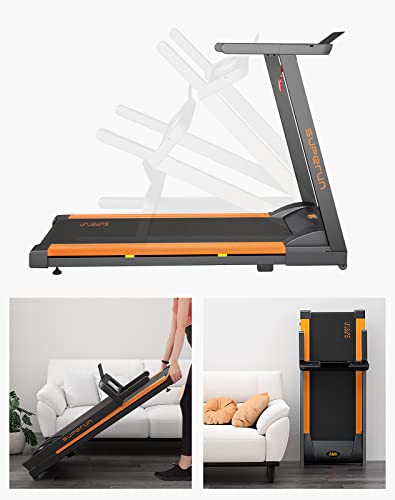 Superun Foldable Treadmills For Home, 3.0Hp Folding Treadmill With 12 Programs For Walking Jogging Running, Max 300 Lbs Capacity #TOP2
