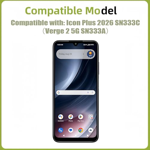 Image of LCD Display [Support Fingerprint] Compatible with Cricket Icon Plus 2026 SN333C /AT&T Verge 2 5G [6.9 inch] SN333A SN333C Screen Touch Digitizer Assembly Black LCD Display with Repair kit