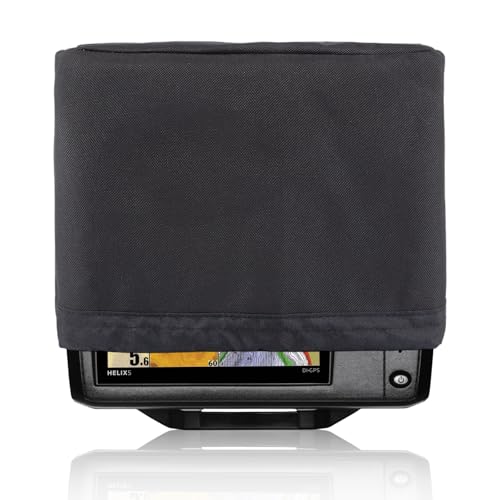 Fishfinder Cover,Depth Finder Oxford Fabric Waterproof Protection Accessories,for Hummingbird Lowrance Models,Protects Your Screen and Device from Sun Adverse Weather Damage Fishing (600D/5in)