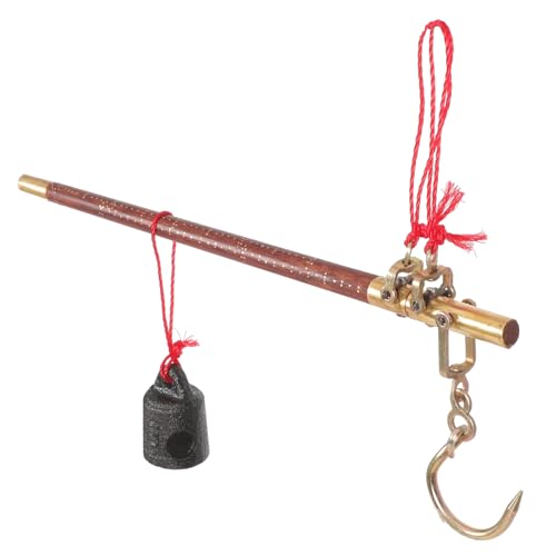 jojofuny Balance Mécanique Facile à Utiliser en Bois Suspendu Traditionnelle Précision pour Style Chinois Classique pour Usage Quotidien