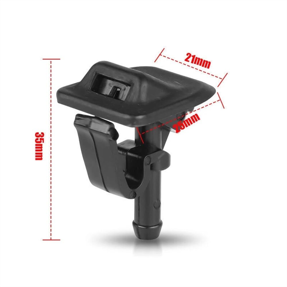 Dysze do spryskiwaczy do Jeep Wrangler TJ i JK (2002-2006) - Akcesoria samochodowe - Zestaw 2 szt. - Numer artykułu: 55156728AB