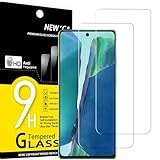NEW'C Lot de 2, Verre Trempé pour Samsung Galaxy Note20, Film Protection écran efficace contre les Rayures   sans Bulles   Ultra Résistant (0,33mm HD Ultra Transparent) Dureté 9H Glass