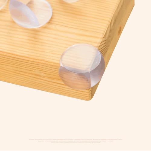 Image of 8PCS Baby Proofing Corner Protectors for Furniture - Safe, Soft & Durable PVC Outlet Covers|Non-Toxic, Odorless, Strong Adhesive - Protects Babies from Coffee Table Corners & More (Large)