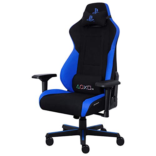 CADEIRA GAMER PLAYSTATION BY PCYES - AZUL - CADGPSAZ