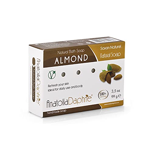 Anatolia Daphne 100% Natural Soap W/ Organic Ingredients, Vegan, Moisturizing, Handmade, Scented W/ Premium Essential Oils, Body Soap, Face Soap,And Bath Soap, Detox Spa Soap Bar Gift Set, 3.5 Oz (Deluxe, Mix Of 6) #TOP3