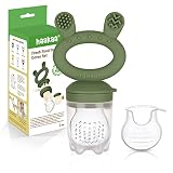 Haakaa Baby Fruit Food Feeder Pacifier | Milk Frozen Set | Silicone Feeder and Teether for Infant Sa