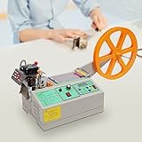 280W 110V Automatic Tape Cutting Machine, Hot & Cold Strip Cutter Webbing Textile Ribbon Zipper Cutting Machine Speed 60-120 pcs/min,Adjustable Temperature for Cutting Knitwear, Leather, Shoelaces