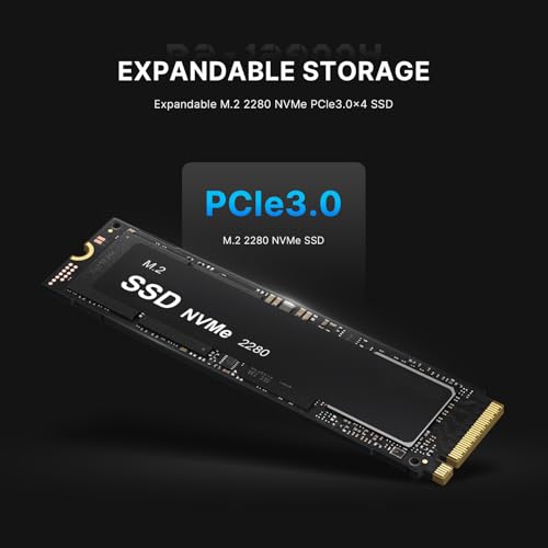 BOSGAME P2 Pro Mini PC Intel Core i9-12900H Processeur jusqu'à 5.0GHz Windows 11 Pro Ordinateur 32Go DDR5 RAM 1To PCIe 4.0 SSD Business Bureau HDMI/WiFi 6/BT5.2/WOL