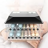 【Incubadora de torneado de huevos automáticos】 La incubadora puede convertir automáticamente los huevos. Los huevos se calientan de manera más uniforme. Tiene alta tasa de eclosión.