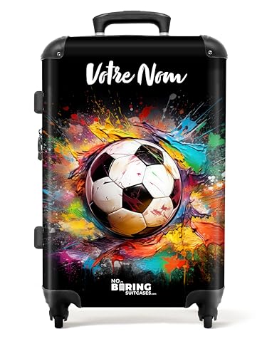 Valise soute personnalisable enfant 67cm ballon de foot multicolore 72L