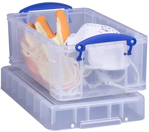 Really Useful Box Opbergdoos 8 Liter Met Opening Aan De Voorkant Transparant C Ub8lc