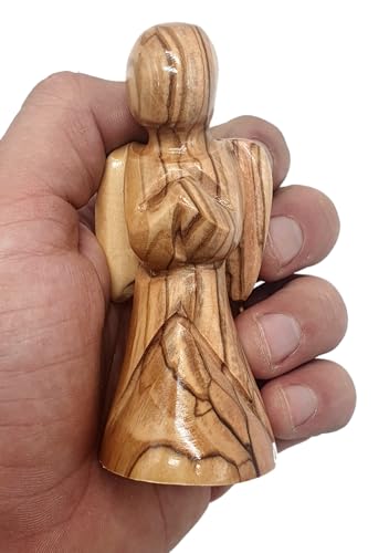 Zuluf Olive Wood Comforting Angel image