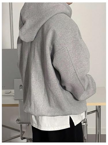 SOLY HUX Men's Hoodies Pullover Long Sleeve Drop Shoulder Basic Pullover Fall Acid Wash Plain Sweatshirt2