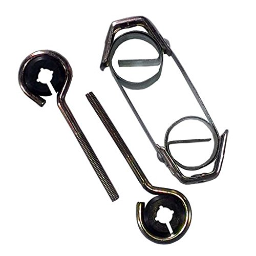 Antenna Mast Cable Standoff Coax TV 2 Pack Outdoor Off-Air Tube Strap-On Video Signal Run Attachment Support, Silver,