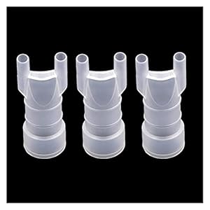 3 STKS NEBULIER Atomized Cup Mondleiding Neus Pijp Luchtcompressor Tank Astma Inhaler Allergie Inhaler Aerosol Atomizer (Color : 3PCS nose)