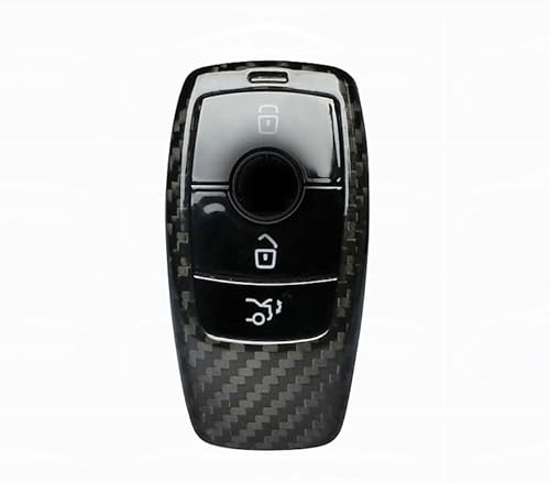 Schlüsselhülle aus Echtcarbon – Kompatibel mit Mercedes A B C E S GLC GLE GLS CLA CLS GT – W177 W118 W213 C257 X253 – Schlüssel Cover – 2-teilig – Ultraleicht – MAX CARBON