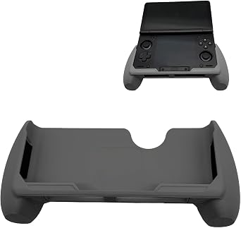 3D Printed Hand Grip Case for Ayn Thor Handheld Game Console,Ergonomic Protective Shell Cover Holding Handle Anti-Scratch Protective Sleeve Accessories Gray