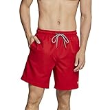 Speedo Redondo - Bañador para Hombre (Talla L),Color Rojo