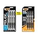 BIC Glide Bold Black Ballpoint Pens, Bold Point (1.6mm), 4-Count Pack, Retractable Ballpoint Pens With Comfortable Full Grip