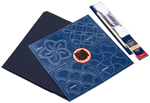 Sew Easy Sashiko Stickerei Komplettset - Alles, was Sie Brauchen, um Loszulegen Cover