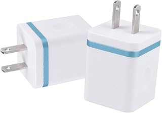 VILLFUL 2 Pçs Carregador De Parede Adaptador USB Adaptador De Tomada De Energia Adaptador De Parede USB Adaptador De Tomada USB Carregador De Parede Boca Dupla Plugue USB Carregador USB