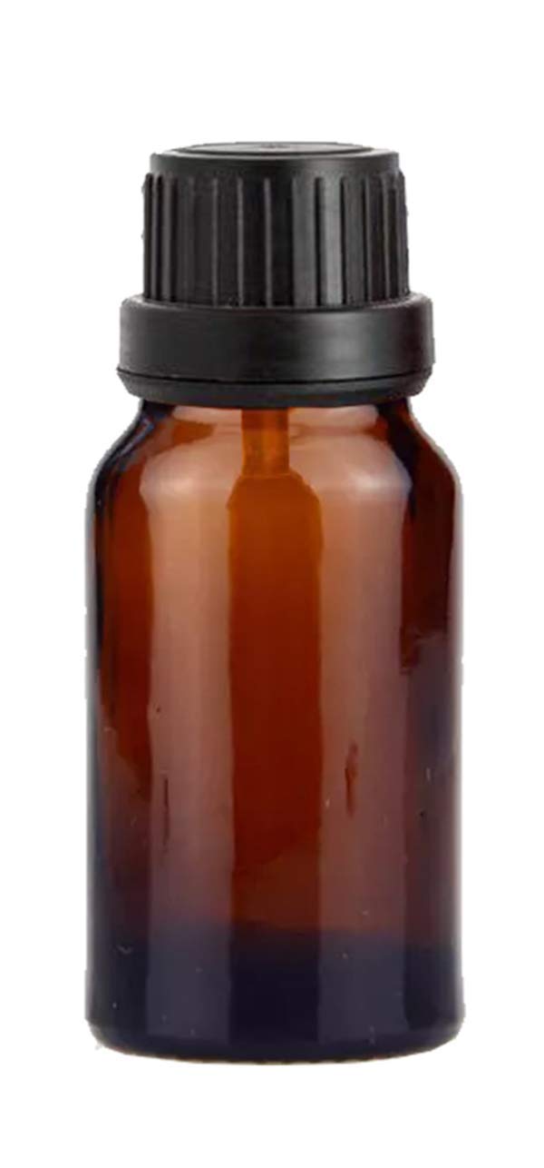 GIFTBASH10ml Empty Amber Glass Bottle with Black Euro Dropper for Multi use Pack Of (12)