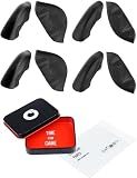 OWORK 4 paia di naselli in silicone ultra morbido per occhiali da sole Oakley Straight Jacket 2007, push-in antiscivolo, kit di ricambio nero