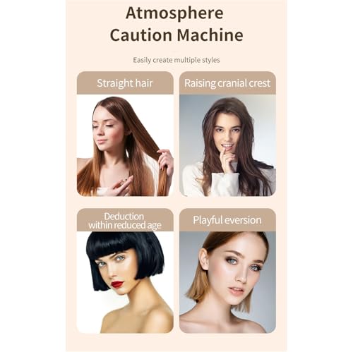 Cepillo alisador inalámbrico para cabello blanco miniatura 5