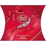 Lindt Schokolade LINDOR Kugeln Milch | 250g Kissenpackung | Zartschmelzende Pralinen | Premium Schokoladengeschenk | Ideal zum Teilen & Verschenken | Feine Schweizer Schokolade
