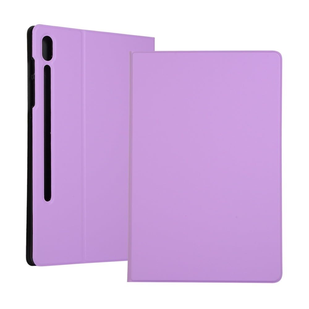 Generic Étui compatible avec Samsung Galaxy Tab A7 10.4 2022 SM-T509 (couleur : violet), étui arrière en cuir intelligent, support à rabat, coque de qualité supérieure