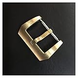 LAZIRO Fit For Hruodland 20mm 22mm CUSN8 Bronze Buckle Suitable Leather Strap Buckle, Bronze Watch Accessories (Color : 20mm)