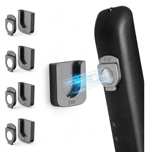 DOMORA Soporte Mando Pared, Paquete de 4 Soportes para Control Remoto de TV para Ventilador Aire Acondicionado, Iman Autoadhesivo, Organizador Mando Sofa