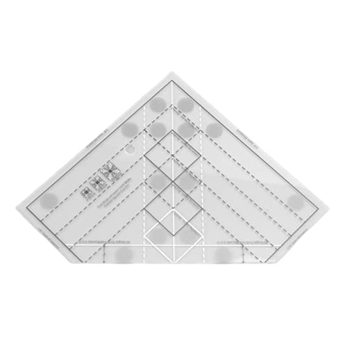 Stripology Ruler, Grids Quilt Ruler Professional Acrylic Scale Household Sewing Ruler for DIY Sewing Accessories