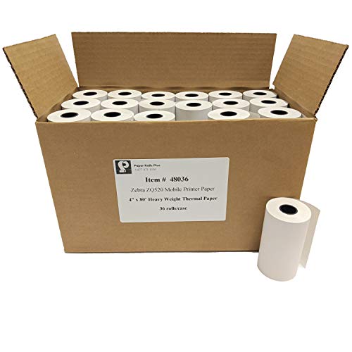 Zebra ZQ520/QL420/RW420 Mobile Printer Thermal Paper (36 rolls)