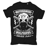 Männer und Herren T-Shirt Waffenschmiede Wolfsburg Größe S - 5XL