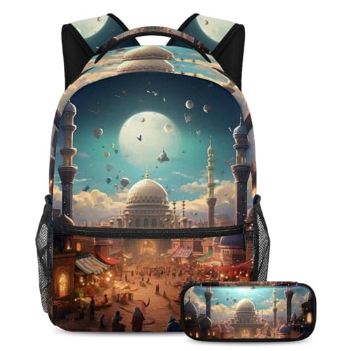 Sac à dos paon ergonomique et trousse scolaire pour transporter vos grands classeurs