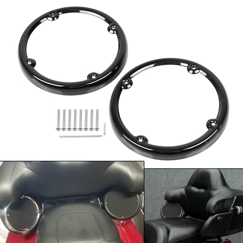2 Piezas Embellecedores Traseros para Parlantes de Moto miniatura 4