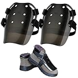 Metatarsal Guards with Detachable Durale Straps, Metatarsal Shield Footwear Attachment Set for Metatarsal Guard Safety Shoe Protector Cover for Shoe, Work Boot Universal Size (1Pair/2Pack)