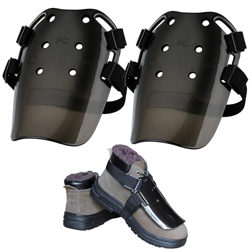 Metatarsal Guards with Detachable Durale Straps Metatarsal Shield Footwear Attachment Set for Metatarsal Guard Safety Shoe Protector Cover for Shoe Work Boot Universal Size (1Pair/2Pack)