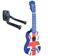 Soprano ukulele Graphic series with UK flag finish Tuning: G-C-E-A Includes nylon bag + Keepdrum wall mount for guitar
