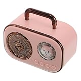 FONDOTIN Kompakter Kabelloser Kleiner Lautsprecher 5.3 mit 360° Surround Sound Lange Akkulaufzeit Tragbar für Zuhause Reisen und Outdoor